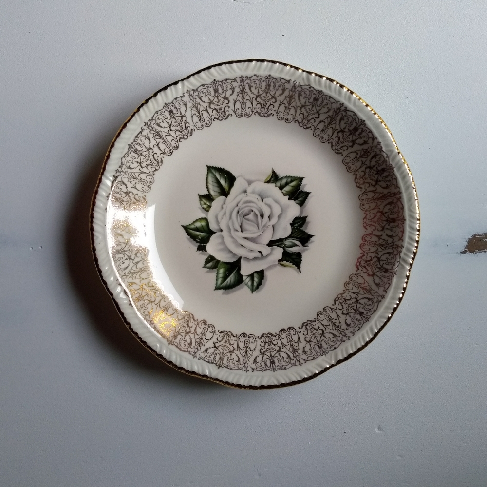 Blue Rose Tea Cup & Saucer Set | Made in U.S.A.